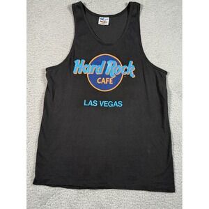 Vintage Hard Rock Cafe Las‎ Vegas Tank Top Mens M Black Single Stitch USA Made